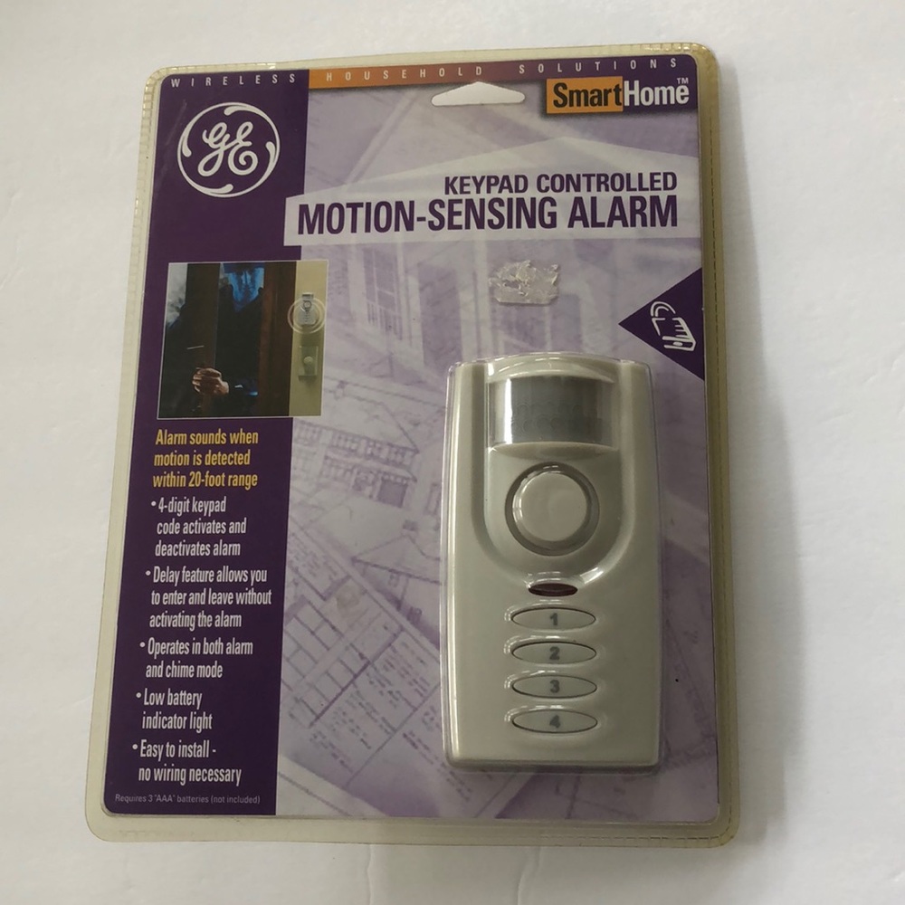 NIP GE Keypad Controlled Motion-Sensing Alarm